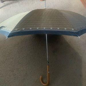 Versace umbrella, black and gold